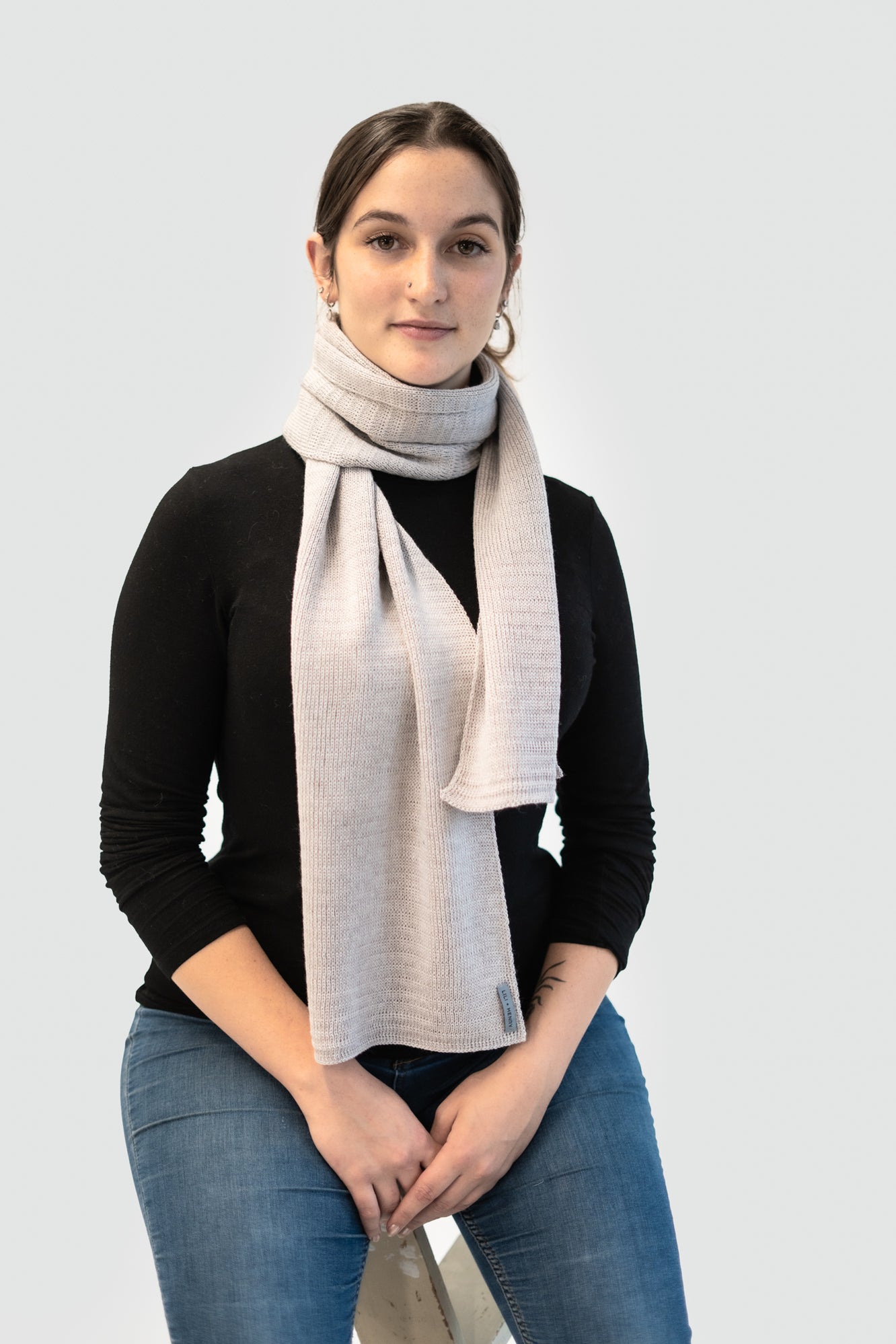 Écharpe Infinie Lili En Bogolan - Fait Main Au Mali - Coton Multicolore - Neuf Avec étiquettes - Unisexe